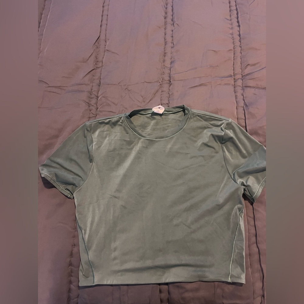 Lululemon Wundermost Ultra-Soft Nulu Crewneck Cropped Tee